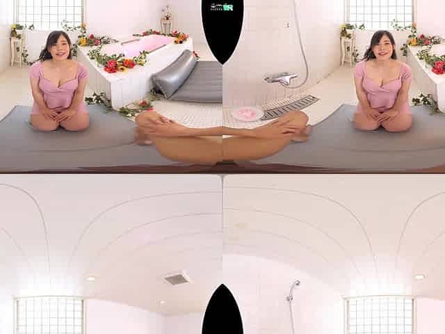 Rino Yuki in God-Tier G-Cup Body: Sweaty, Convulsive Orgasm Using the Soapland Princess's Pussy and Tits - KoalaVR