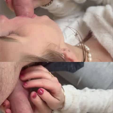 I never have time to rest as soon as he comes home I have to suck him suddenly I make him cum twice