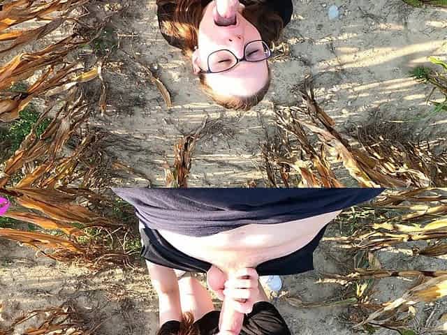 Fuck me in the cornfield and cum inside me