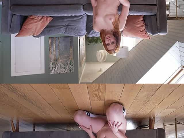 Red-haired Teen and Her First Anal! Fucking in the Women's Dormitory