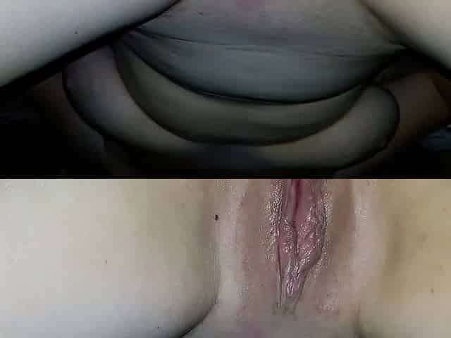 Cumming on wife's plump lips
