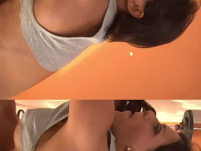 Thick white hotty falls in love with large ebony knob