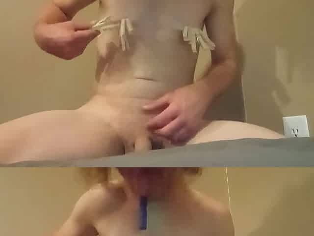 Clothespin Play Fetish Fanclub Clip Of The Month ffvotm 5