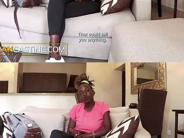 Large Natural Breasts Black Rides Large Penis Producer For a Chance At Modeling