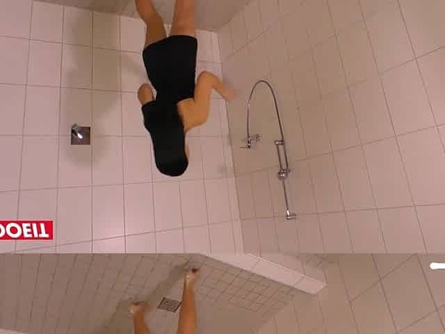 LETSDOEIT - German Housewife Cheats And Screws Random Chap in Public Baths