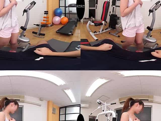 The Gym Trainer Can't Hold Back Because She's Too Beautiful - Cute and Sexy JAV Idol Hardcore POV VR