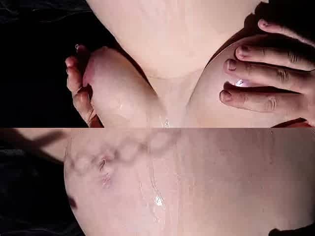 Oiling Up My Big Ol' Pregnant Belly And Tits - Tiger Rose