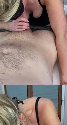 Sexy amateur blonde blowjob amp cumshot HD