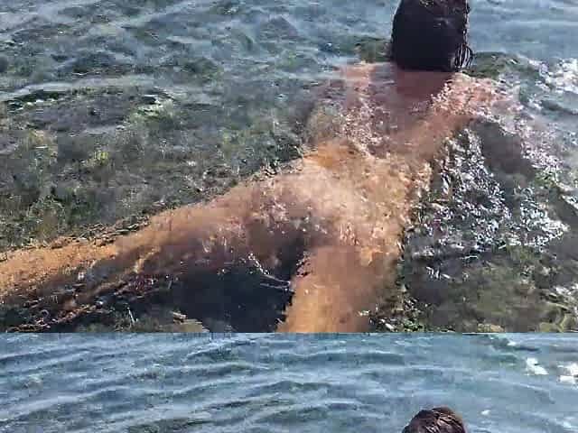 Peeing Panties,masturbation And Gaping Pussy On Nudist Beach