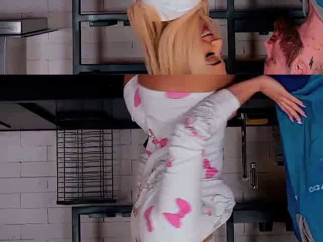 Fuck my beaver hard, plumber! Big-ass platinum-blonde pays