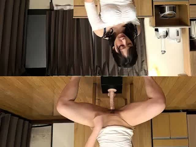 Monika Sweet masturbates her pussy and ass with toy