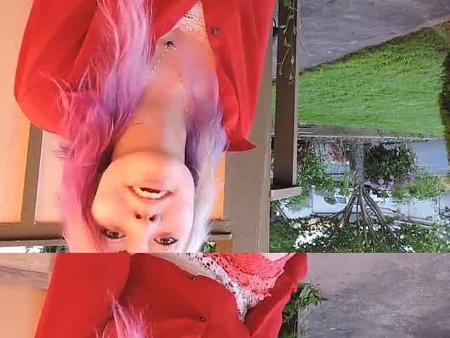 Teen teasing cunt in public