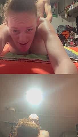 Pounding my hot wife from behind