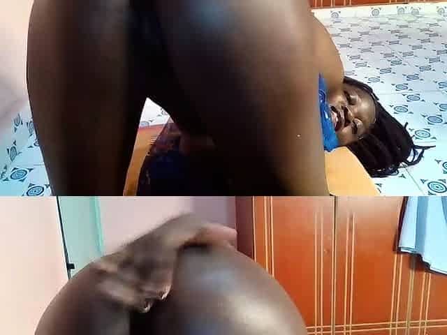 Hot Black Maid Does Some Webcam Black and Ebony