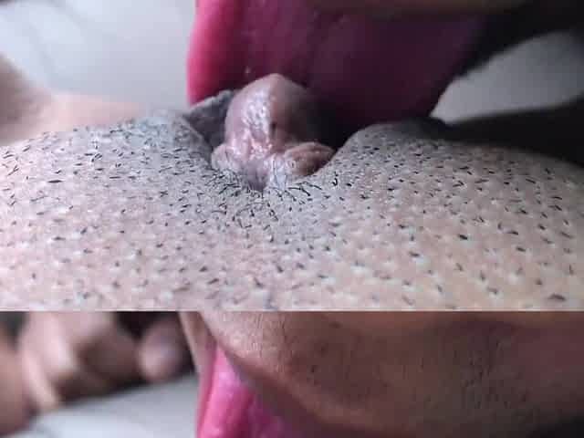 Amateur Large Love button Vagina Eating & Licking