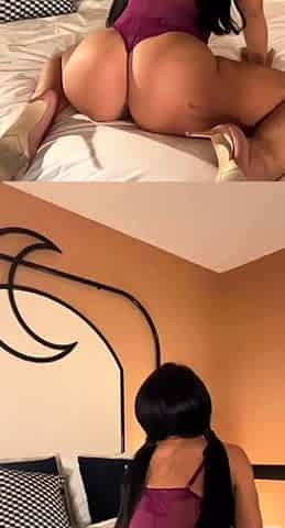 Cute curly brunette solo webcam masturbation