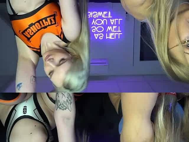 Amateur blonde teen panties play