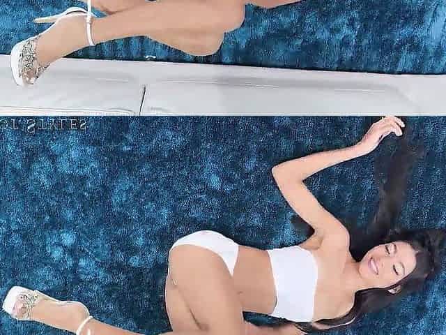 The pretty Katherine Moore returns in a very hawt one-on-one.