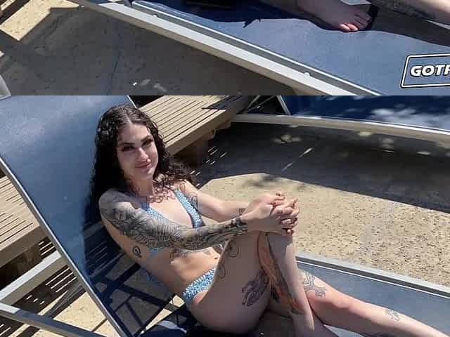Lydia Ebony gets a massive creampie