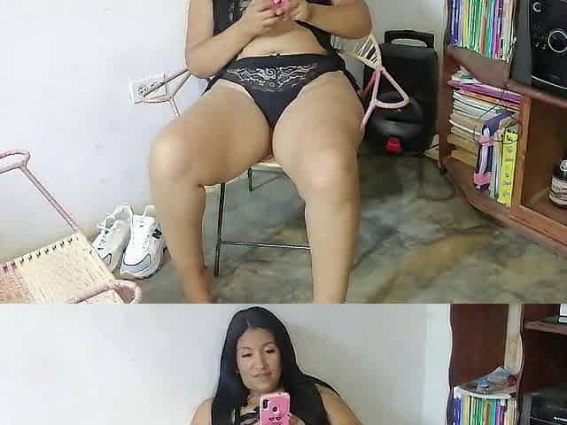 Large butt brunette hair mother i'd like to fuck masturbates for her neighbour to see