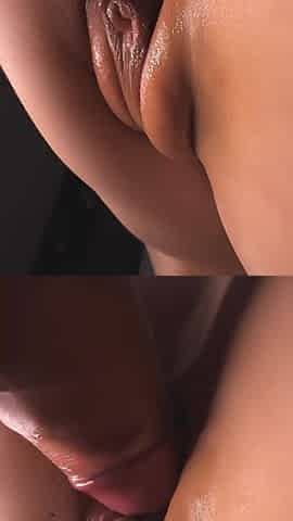 My wife's snatch gets a lot of cum inside