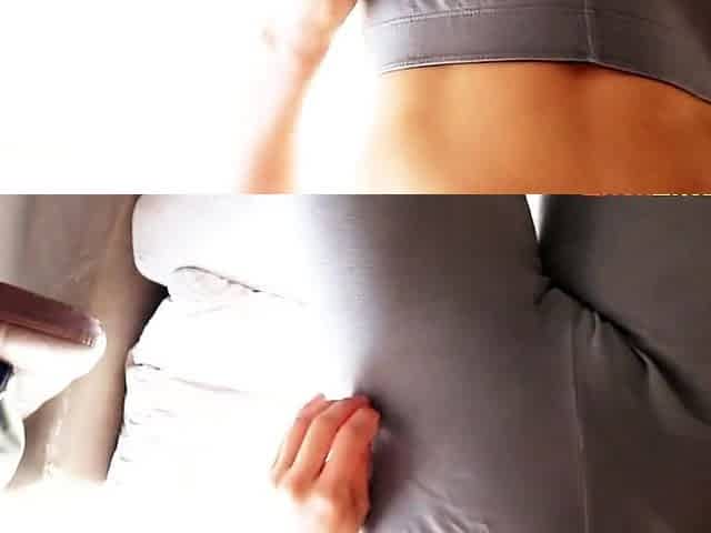 Big Ass in Yoga Pants - Lick My Thick Amateur Booty