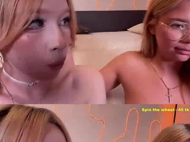 Sweet teens share long hard dick