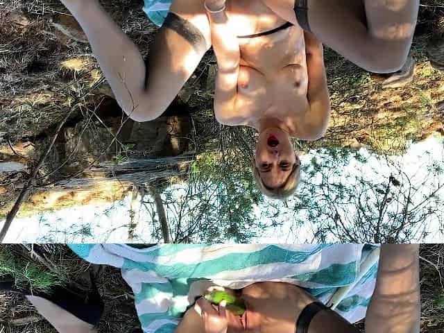 Ivy Roses - Joi Vegetable Fuck Caught in the Woods