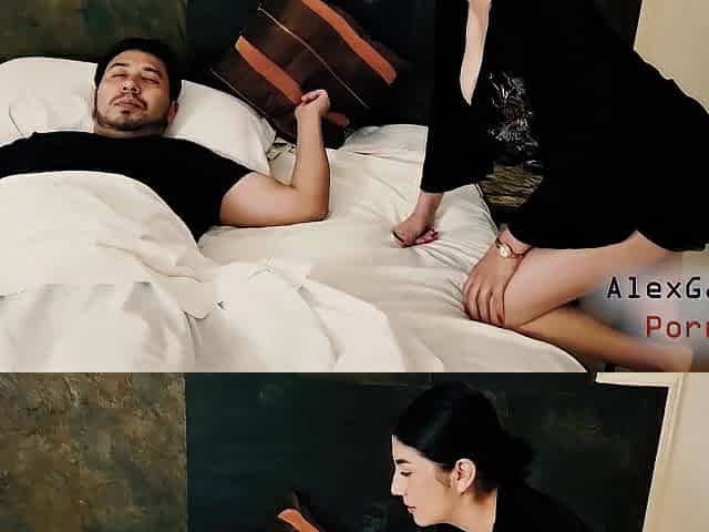 AGbb Girlfriend wakes me up with oral 'coz this babe craves to screw hard