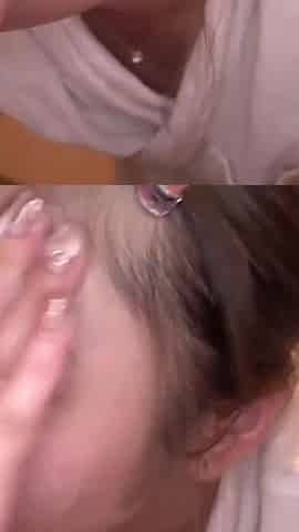 Cheerful Office Lady Grins Takes It to the Base and Savors a Throat Finish - D