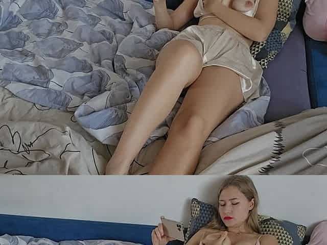 Homemade Masturbation of a Married Beauty. Sweet Orgasm