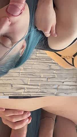 Schoolgirl with Ponytails Dominates a Classmate While Her Parents Aren't Home