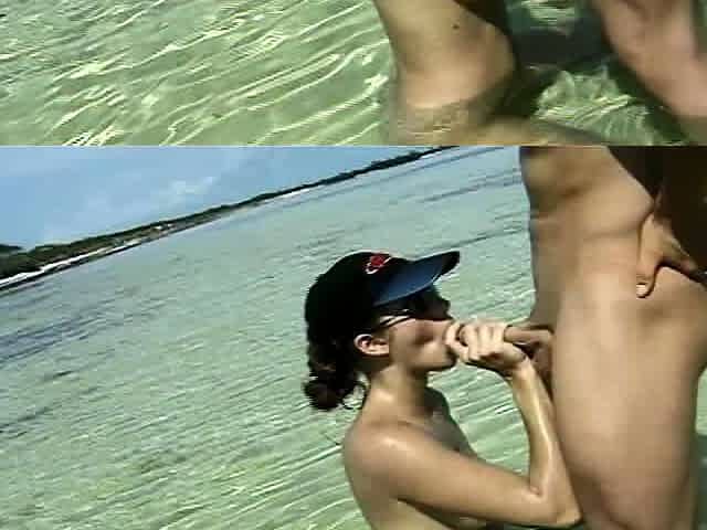 Brunette hardcore blowjob