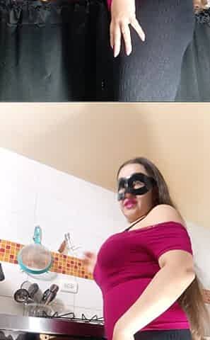 Colombian Slut Stepmother Fantasy with Big Cameltoe
