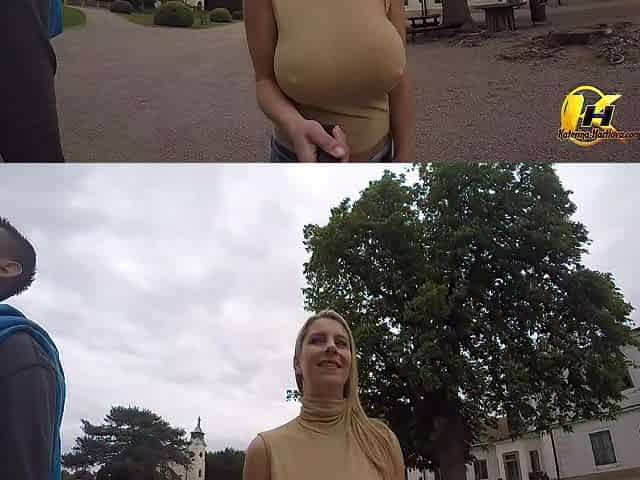 Walk With Me Joke Interview And Milking In Public - KaterinaHartlova