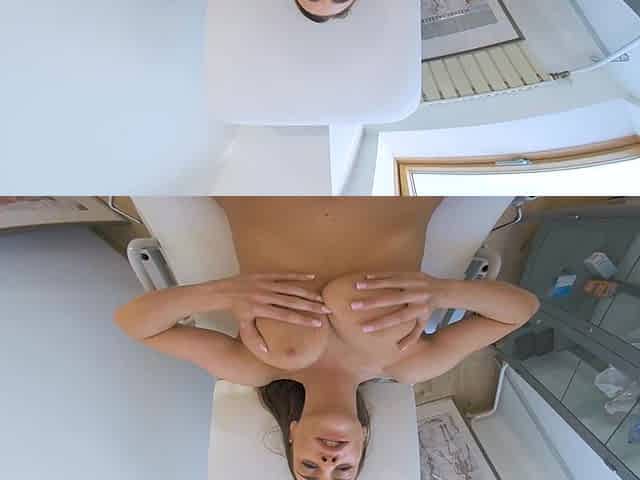 Big Tits Fetish Nurse Gets a Cumshot