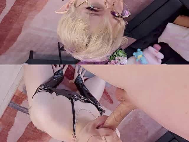 Cute Hung twink Summons Succubus to drain their balls