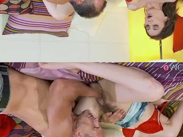 Eating a OLDER SHAGGY TWAT previous to unloading ALL HIS CUM INSIDE - MAMA XXX