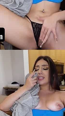 Stepsis Loves Me - Provocative Teen with Nipple Piercing Bounces Her Thick Booty on Her Stepbro's Dick