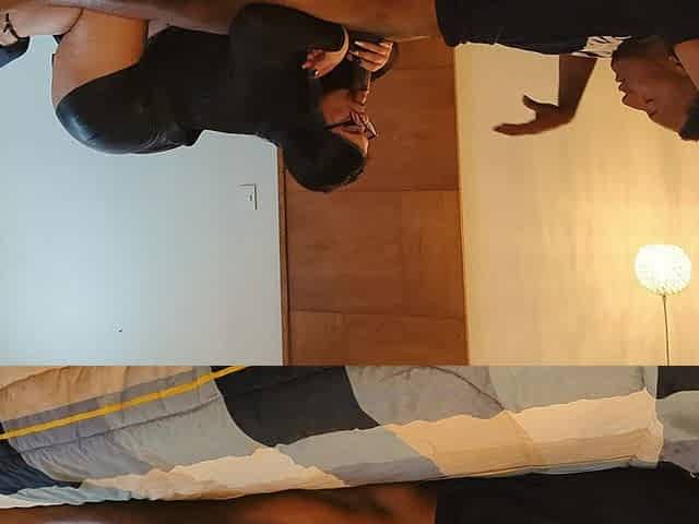 I Find My Best Friend's Boyfriend in His Room and I Get Into His Bed and Fuck His Giant Dick