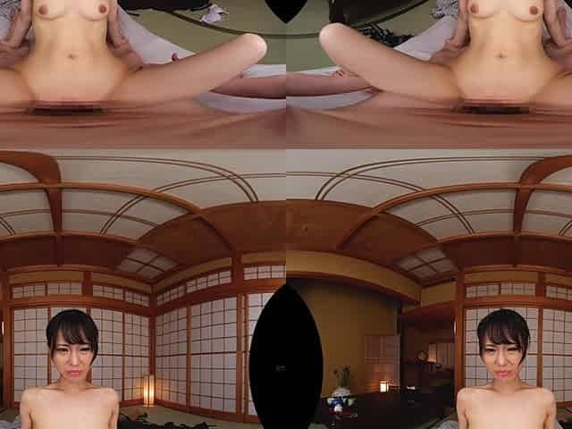 Delightful asian seductress arousing VR clip