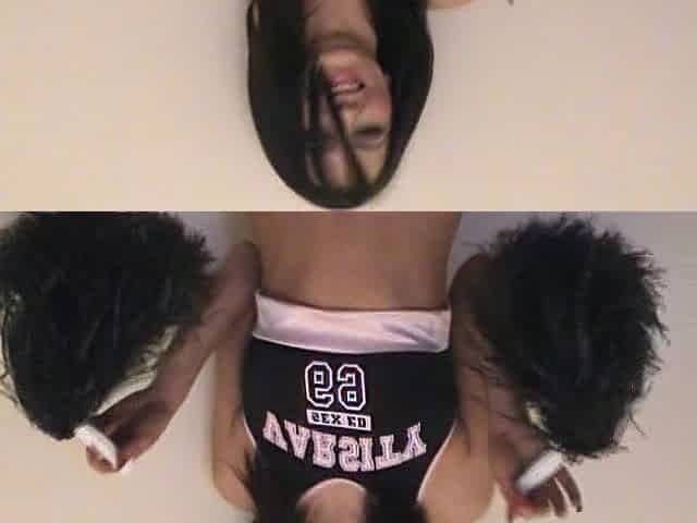 This Young Brunette Cherrleader Is so Hot with Her Perfect Ass