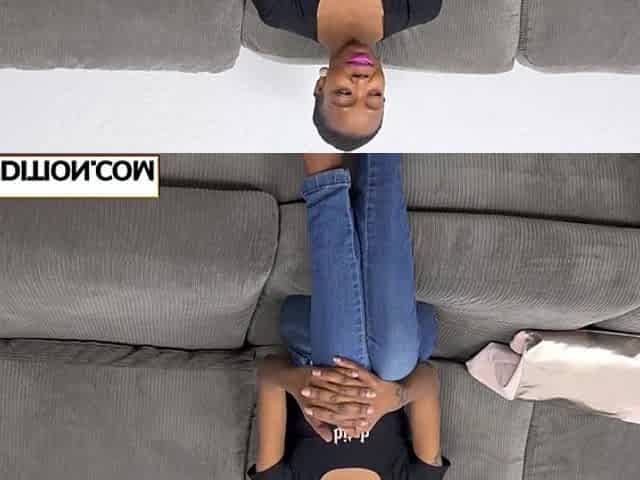 Sexy Afro ebony teen Venus screws during fake casting by chap Steven Hard