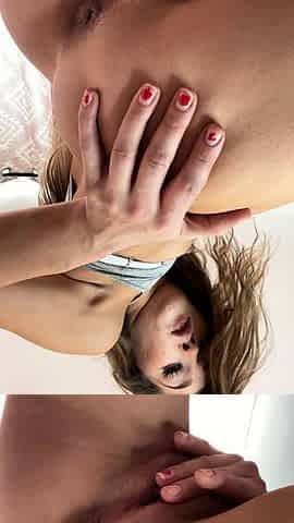 Close up MILF masturbation