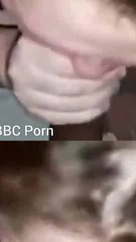 Sucking Licking His Big Black Cock