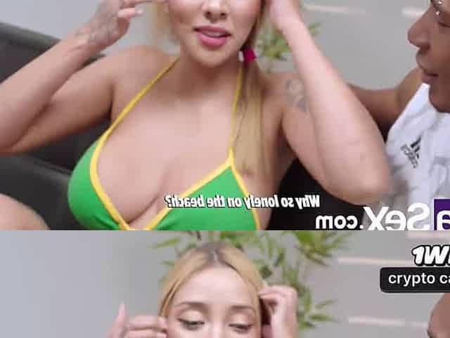 INKA SEX - Vitoria Beatriz mega culo Brazilian stunner gets caught on the beaches of Peru and gets anal