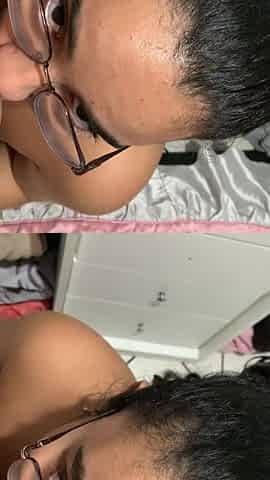 Latina Sucking and Showing off