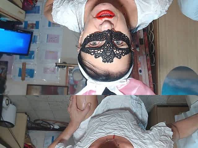 Slutty Waitress Prepares Lunch for Her Master