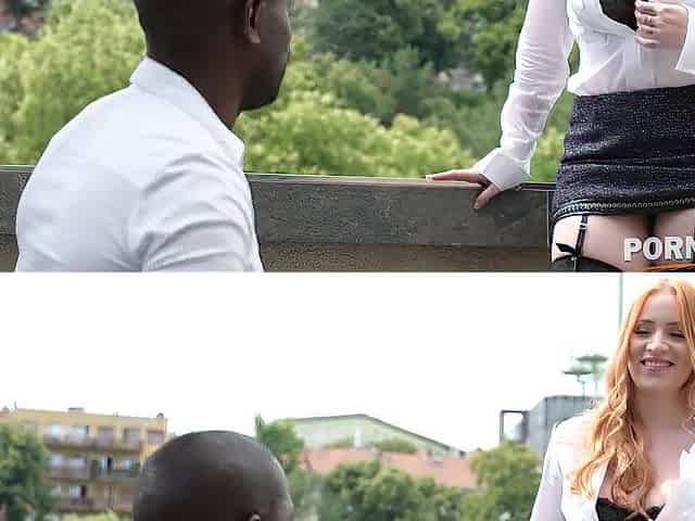 Rampant Redhead Kiara Lord Enjoyable Talks Hung Ebony Penis Into Spontaneous Bang Frenzy