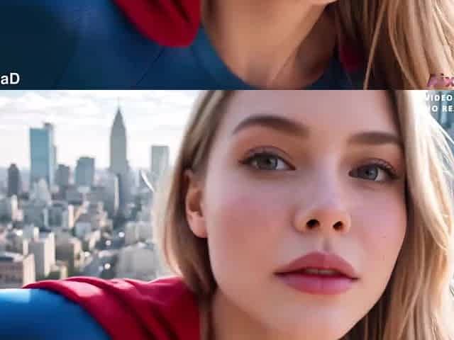 Supergirl - My weenie is like kryptonite to her, this babe can't resist it (AI Generated)